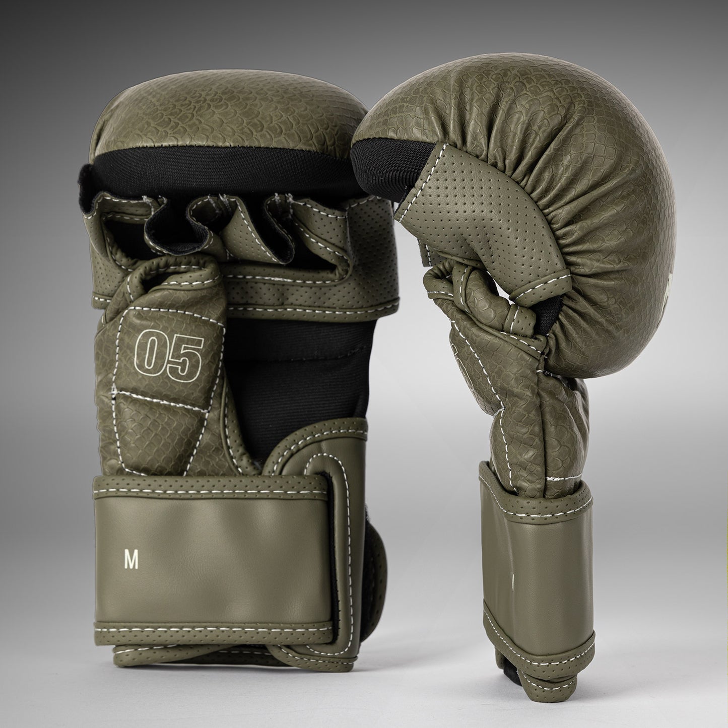 Venum Impact Evo Scales MMA Sparringshandschoenen – Legergroen