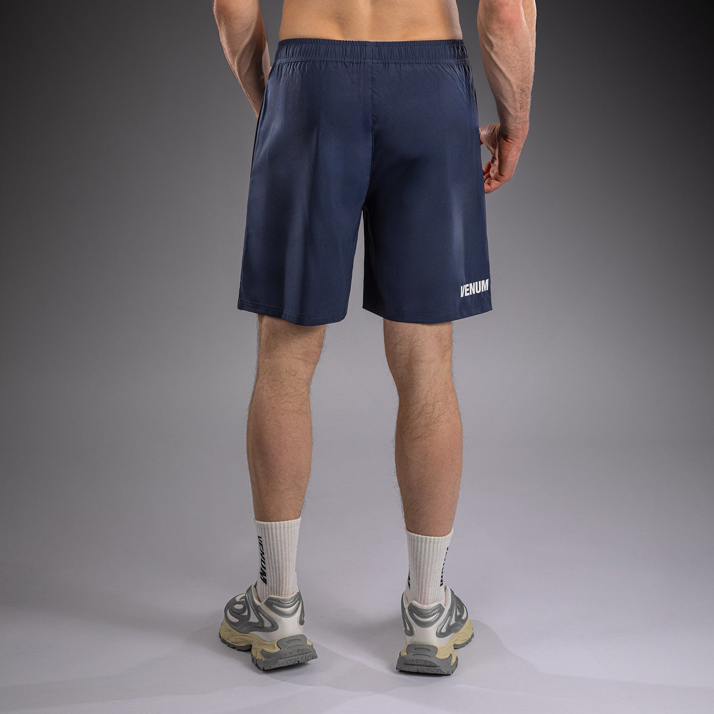 Venum Contender trainingsshort - Marineblauw/Wit