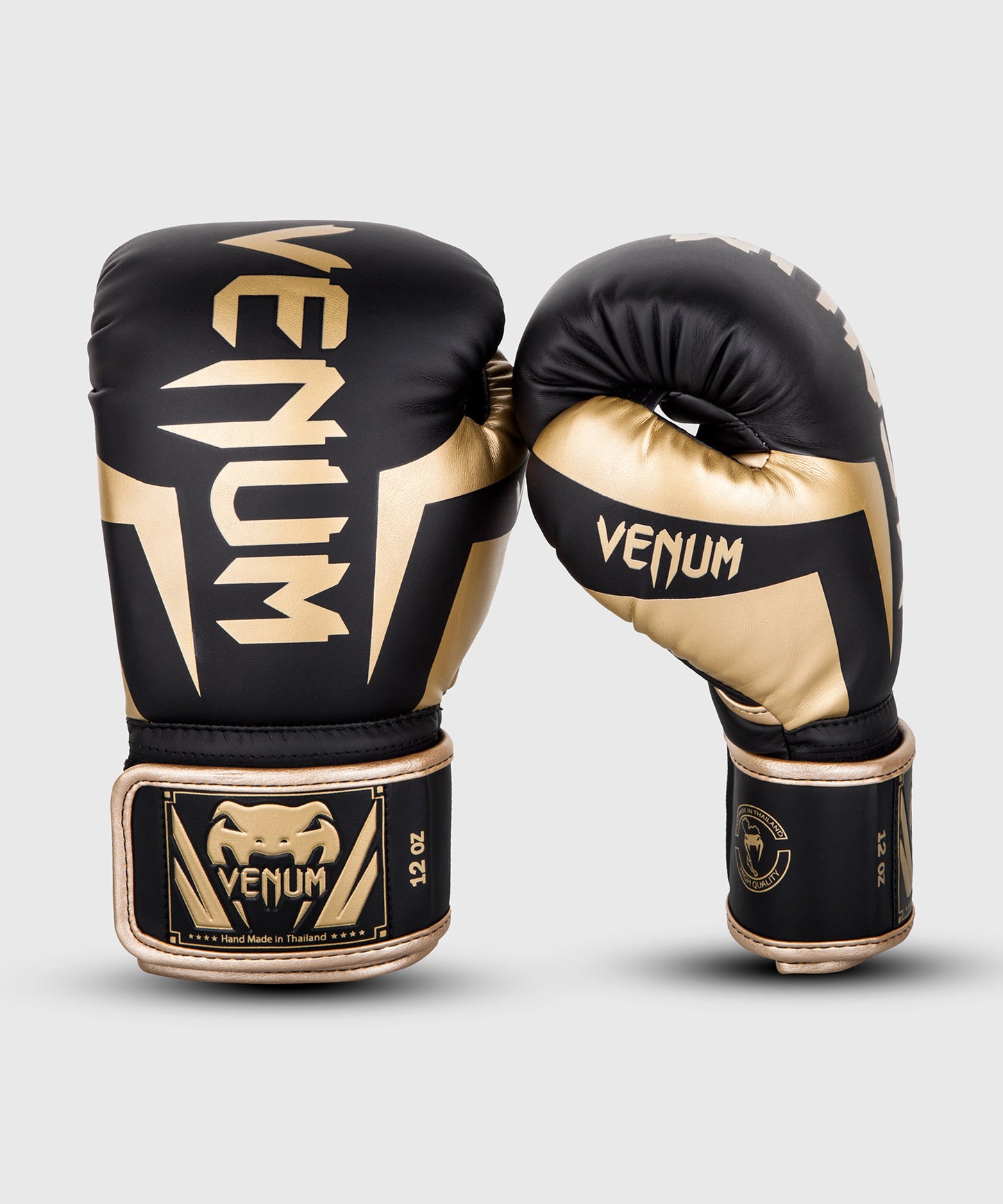 Venum Elite Bokshandschoenen - Zwart/Goud