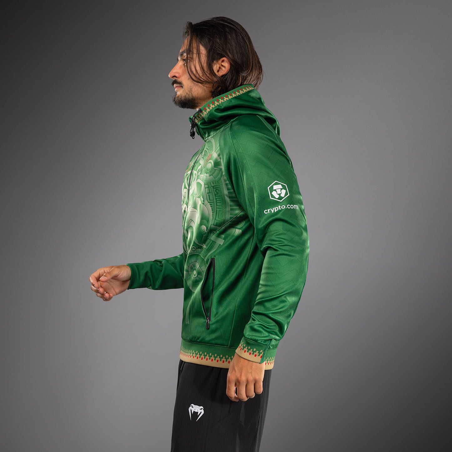 Noche UFC 2.0 By Venum Authentic Fight Night Hoodie - Groen