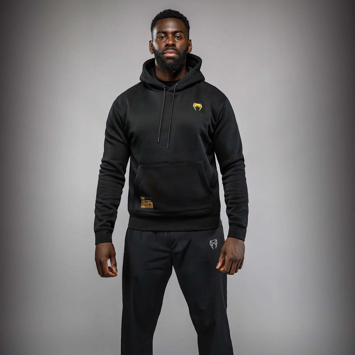 Venum Serpenti Hoodie – Zwart/Zilver/Goud