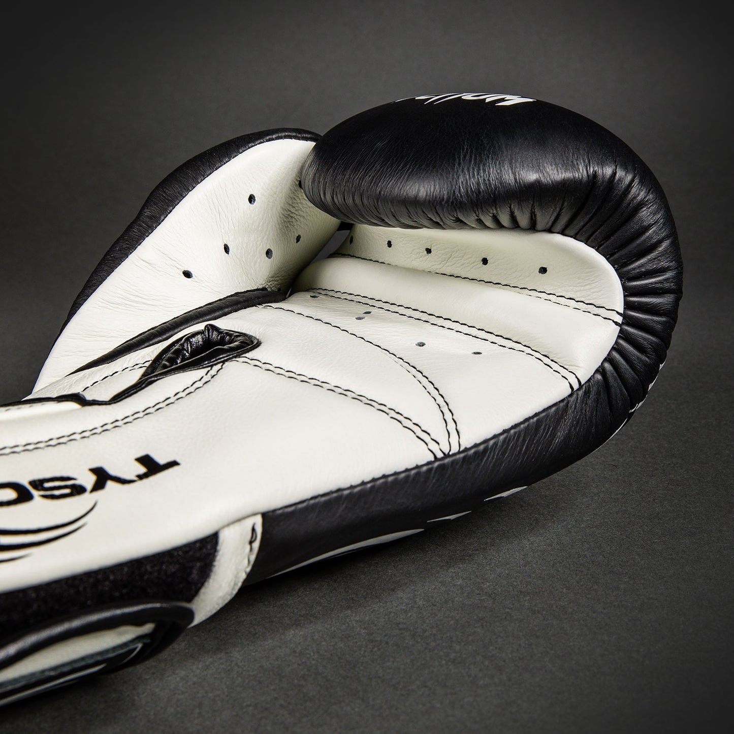 Venum Giant 2.0 Mike Tyson Pro Bokshandschoenen - Diep Zwart/Optisch Wit