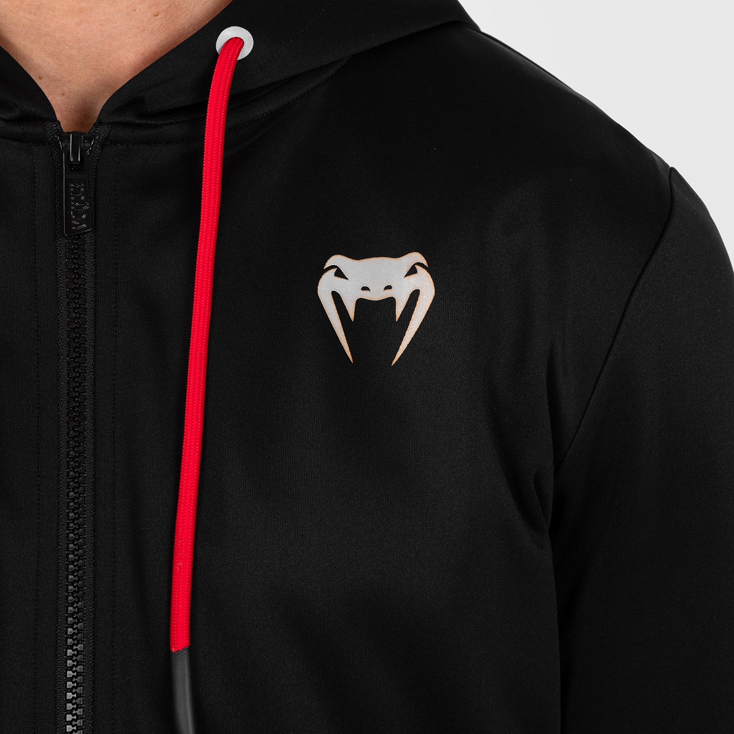 UFC Venum Performance Institute 2.0 Heren Zip Hoodie - Zwart/Rood
