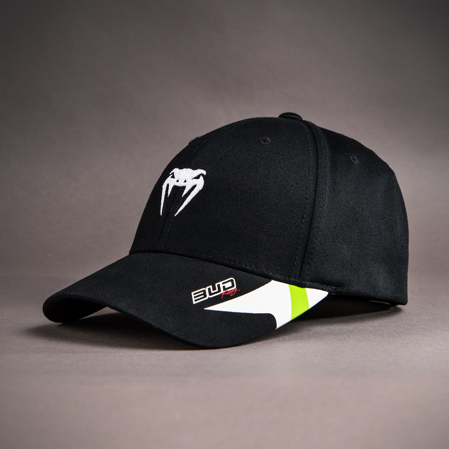 Venum x Bud Racing Pet - Zwart/Wit/Limoengroen