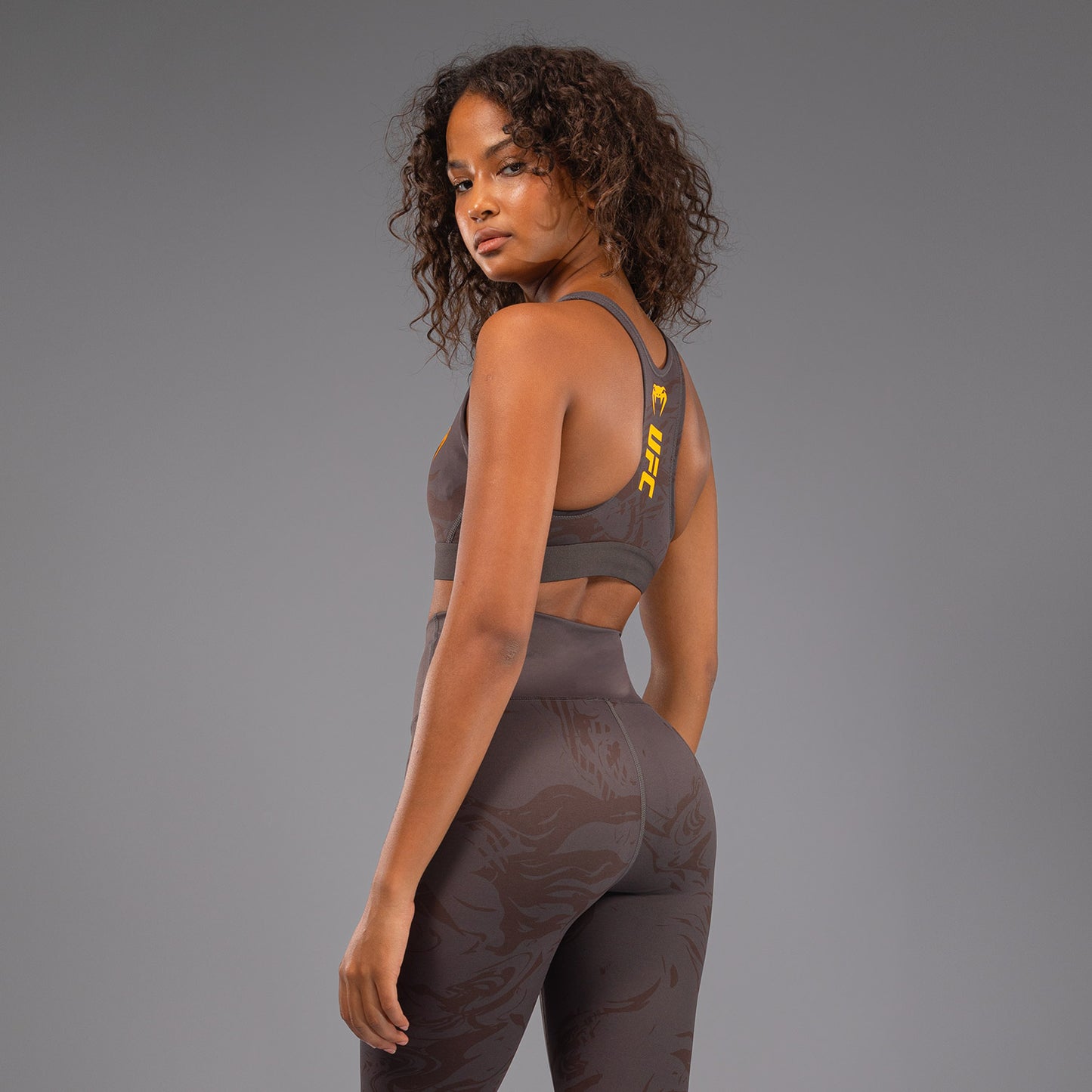 UFC Fusion by Venum Fight Week Sport-BH voor Dames - Earthen Brown