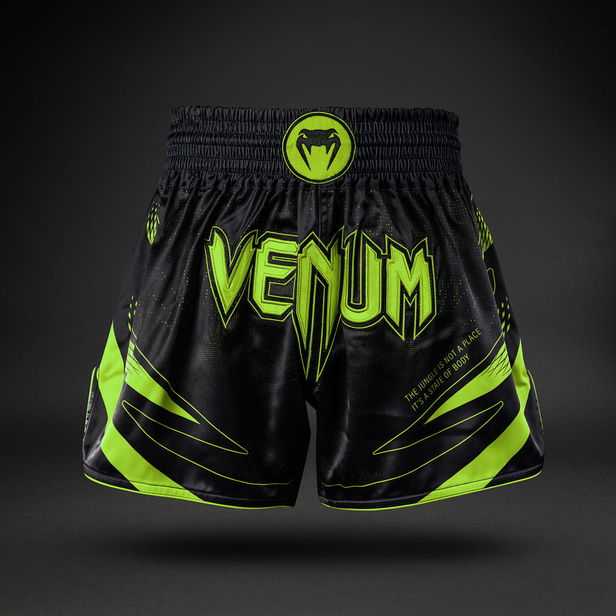 Venum Amazonia Reborn Muay Thai-short - Zwart/Groen