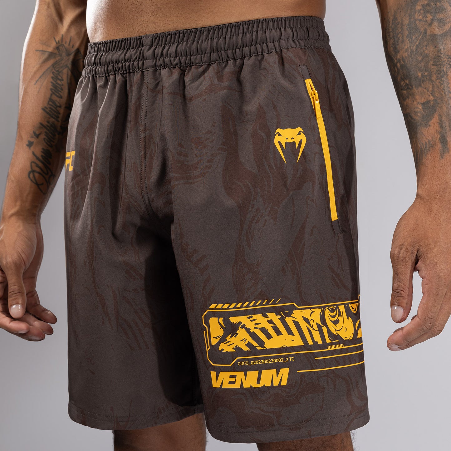 UFC Fusion by Venum Fight Week Performance Shorts voor Heren - Earthen Brown