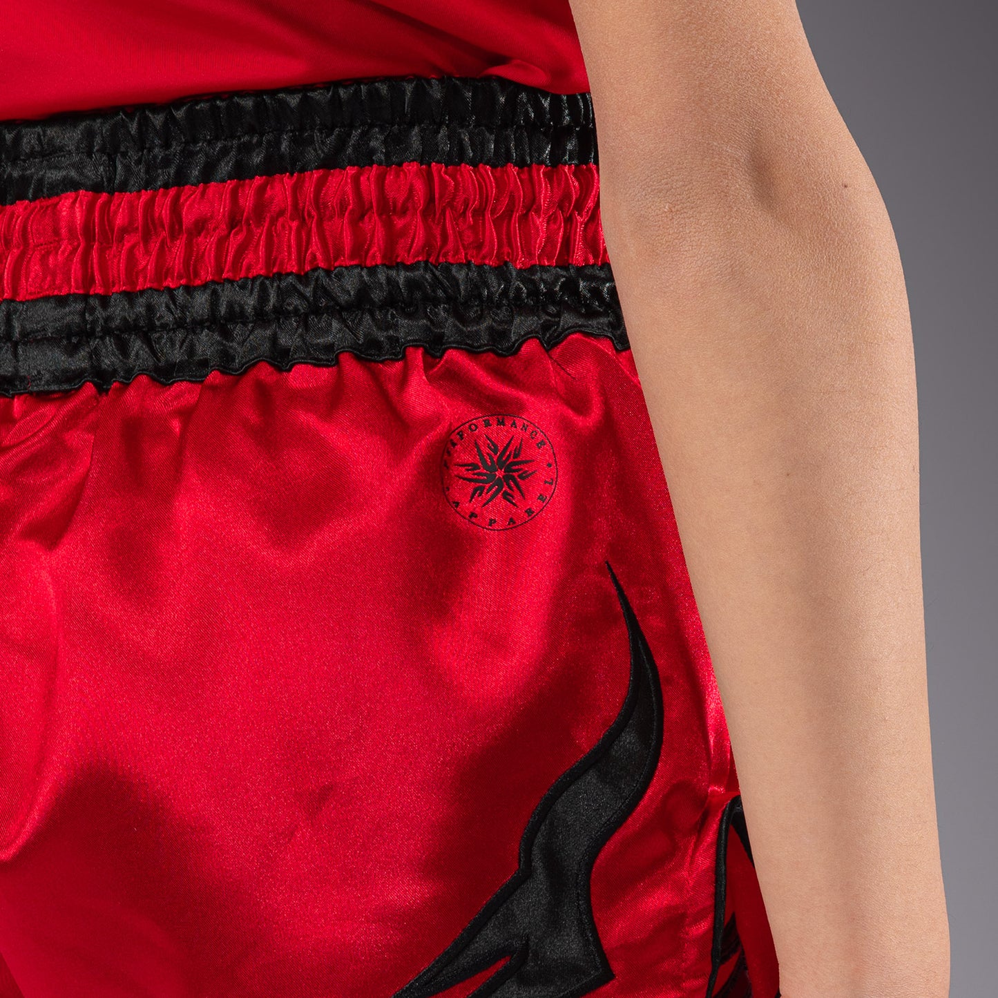 Venum Inferno Thai Shorts voor Kinderen  - Cherry Red