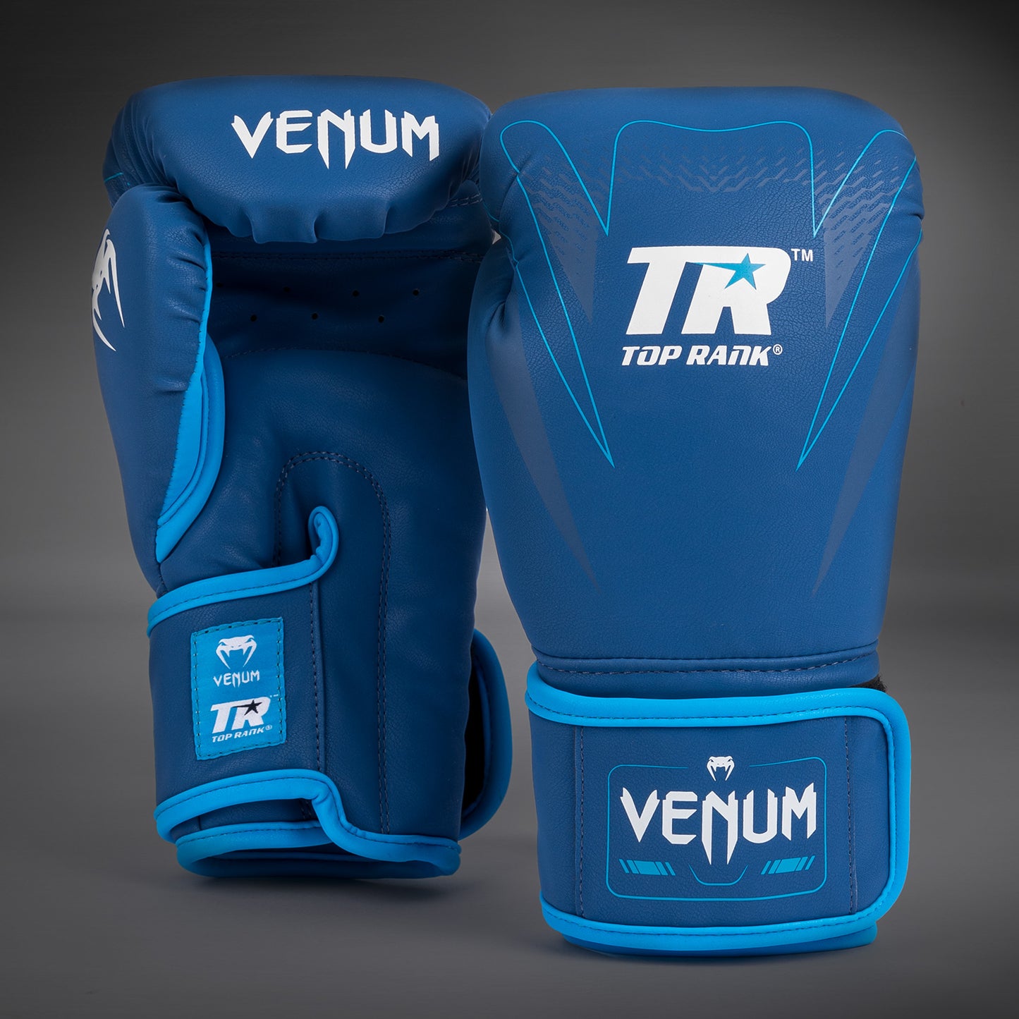 Venum x Top Rank Original Impact Bokshandschoenen - Marineblauw