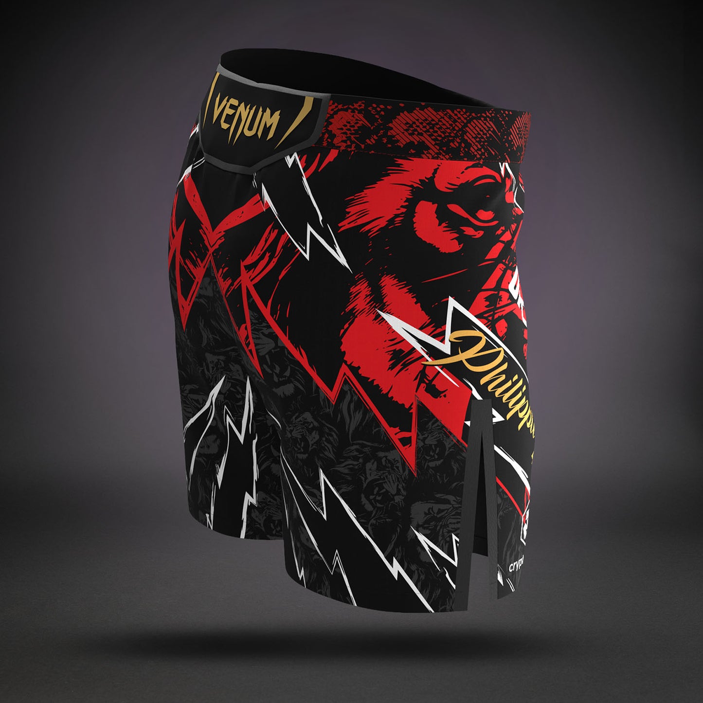 UFC Unrivaled by Venum Jon Jones Mannen Short Fit Fight Short - Rood