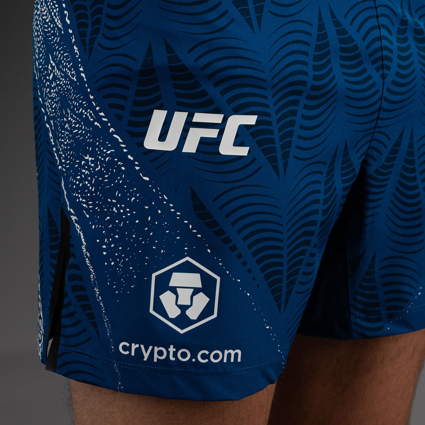 UFC Zenith by Venum Authentic Fight Night Short Fit Fight Short Heren Personalized - Blauw