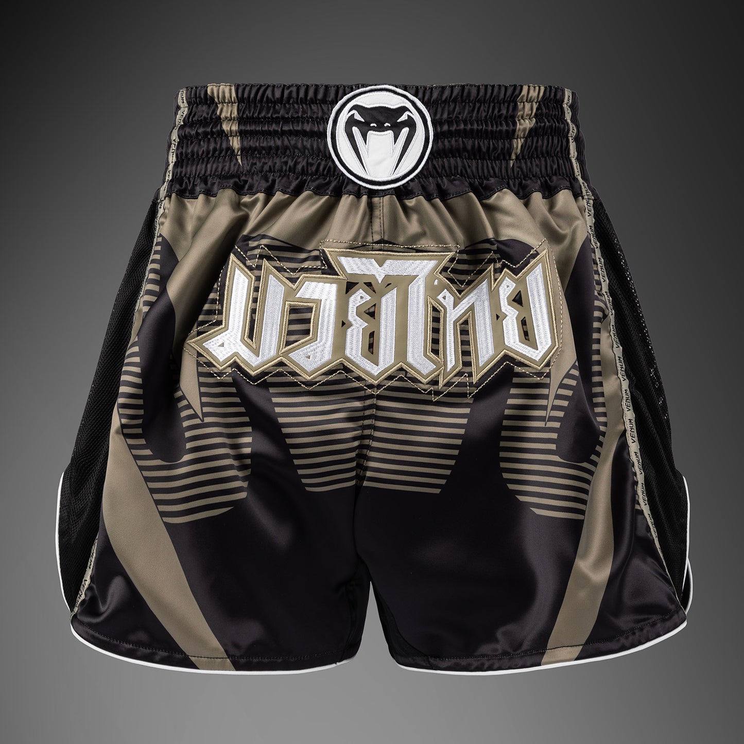 Venum Adrenaline Muay Thai Shorts – Zwart/Zand