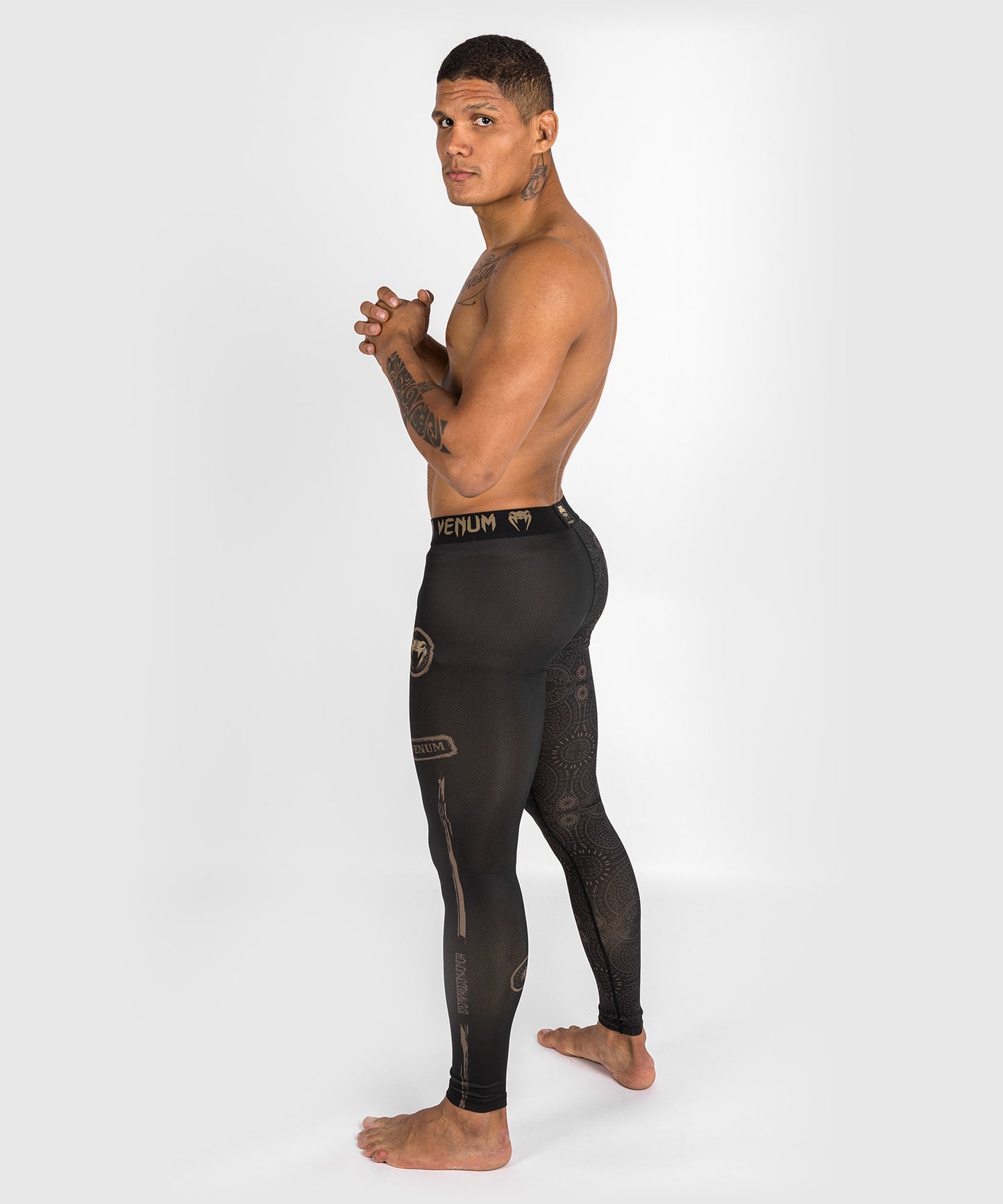 Venum Santa Muerte Dark Side - Spats - Zwart/Bruin