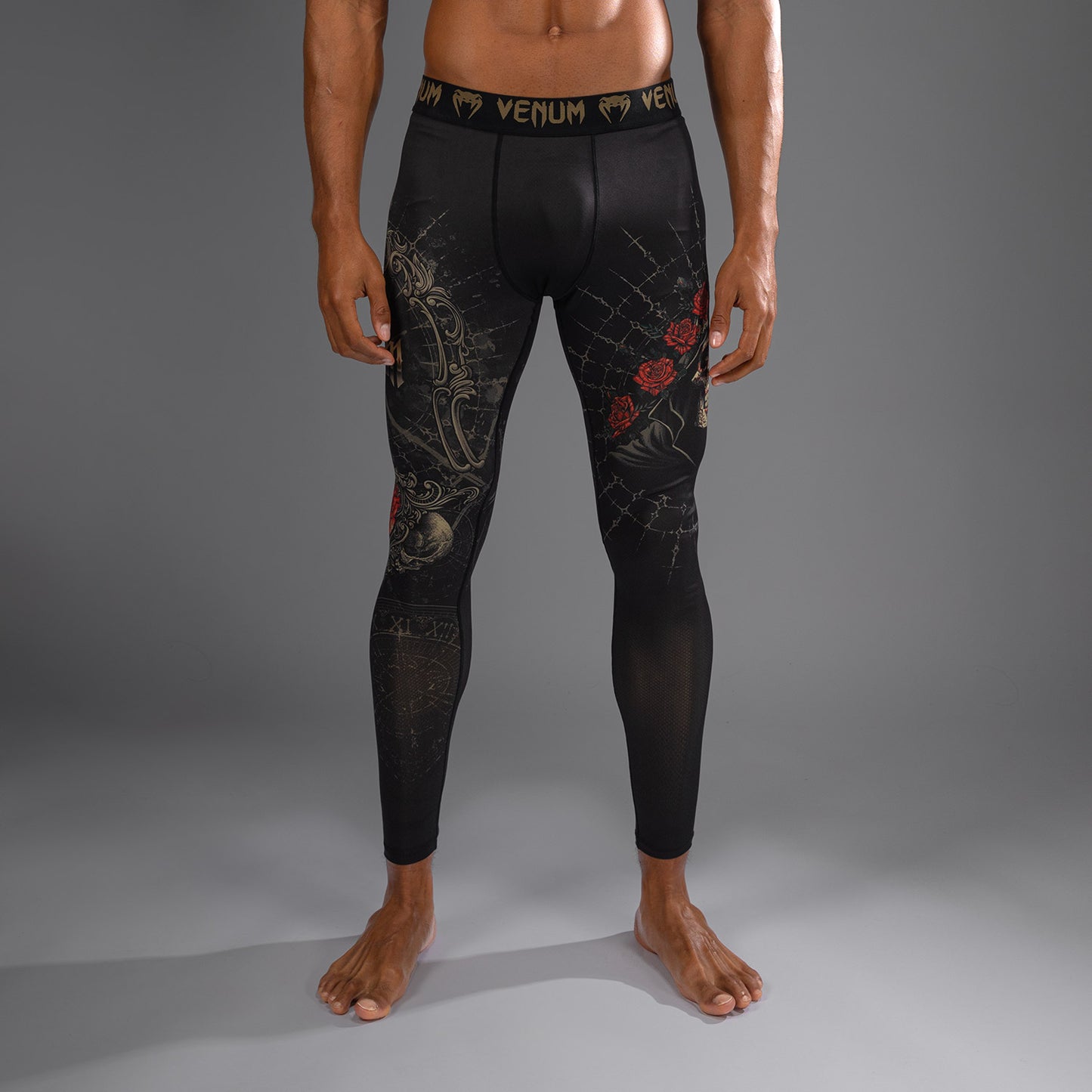 Venum Santa Muerte 5.0 Spats voor Heren - Diep Zwart/Goud