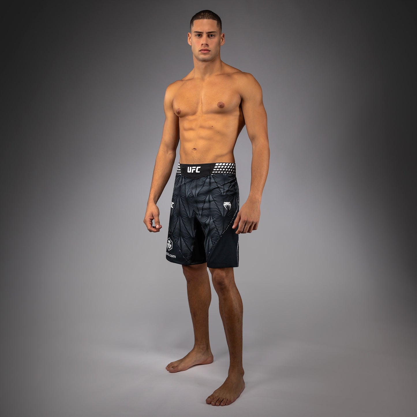 UFC Zenith by Venum Authentic Fight Night Long Fit Fight Short Heren Personalized - Zwart