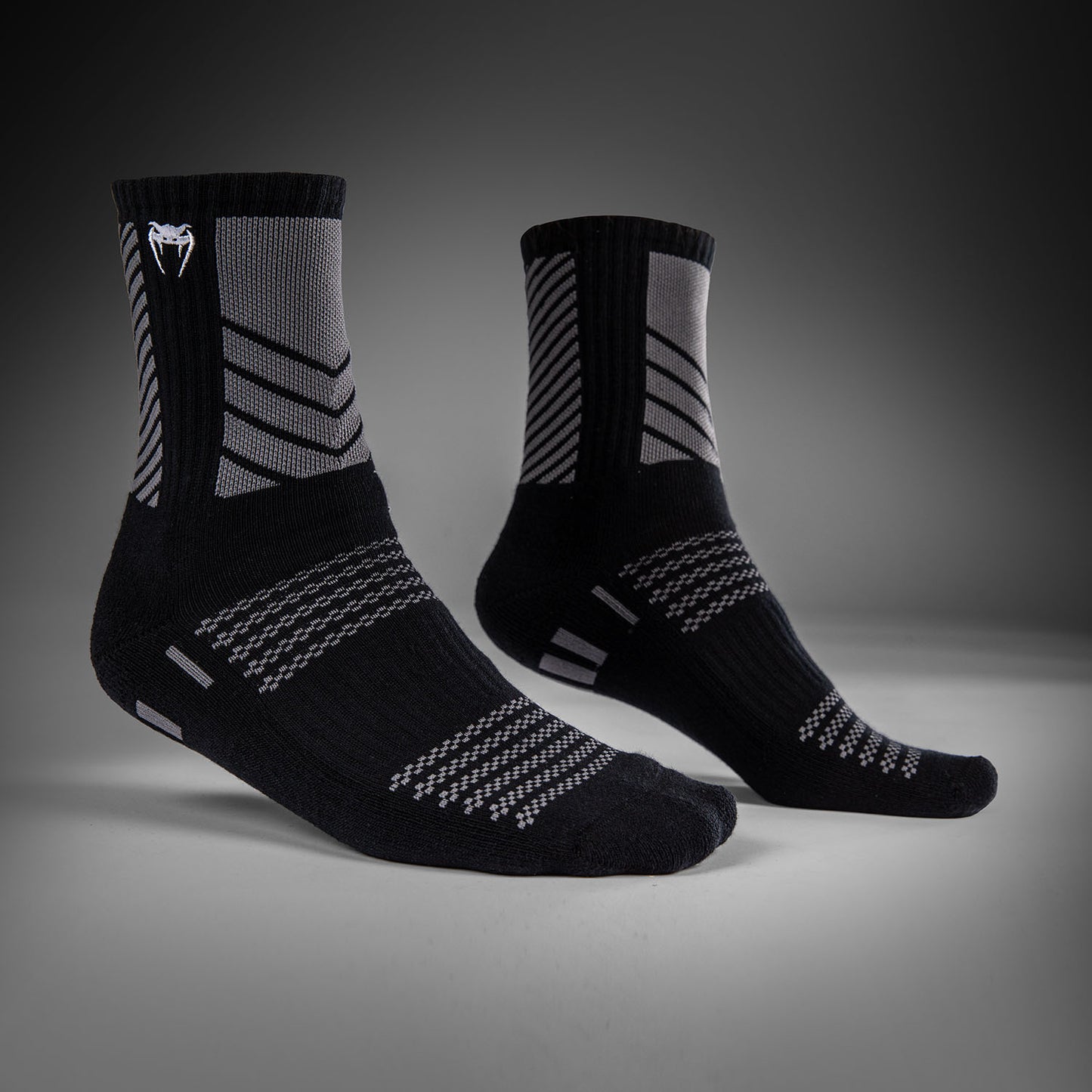 Venum Vector Sokken 3-pack - Zwart/Grijs