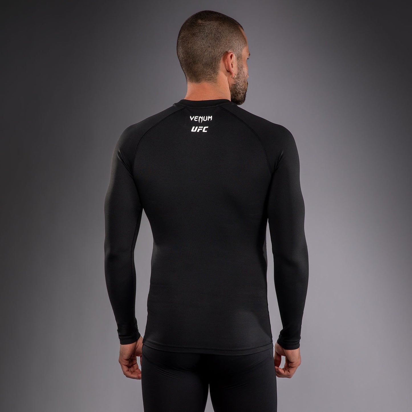 Venum UFC Unity by Venum Authentic Fight Week Heren Technische Rashguard met Lange Mouwen - Zwart