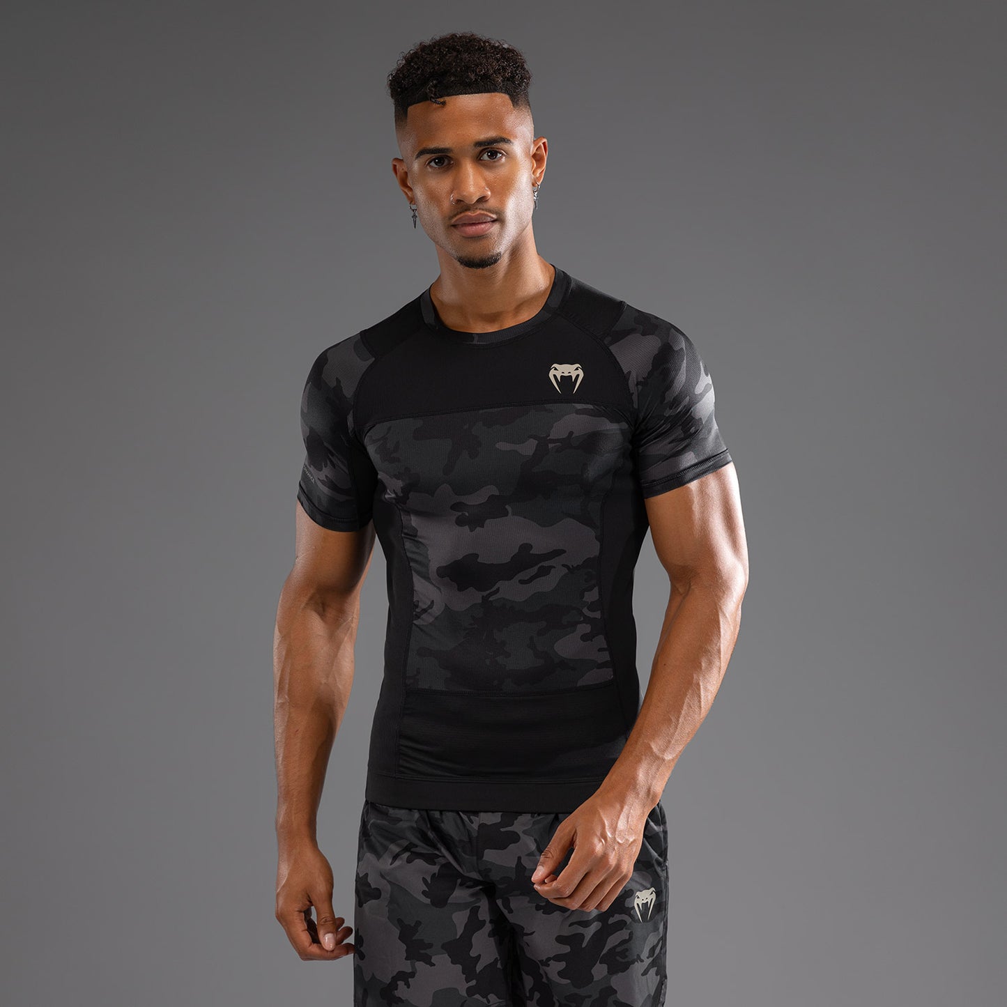 Venum G-Fit Air Korte Mouw Rashguard Heren - Urbaan Camo