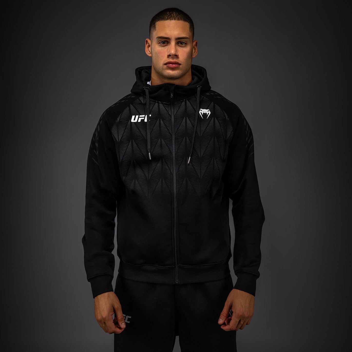 UFC Zenith by Venum Replica Zip Hoodie Heren - Zwart