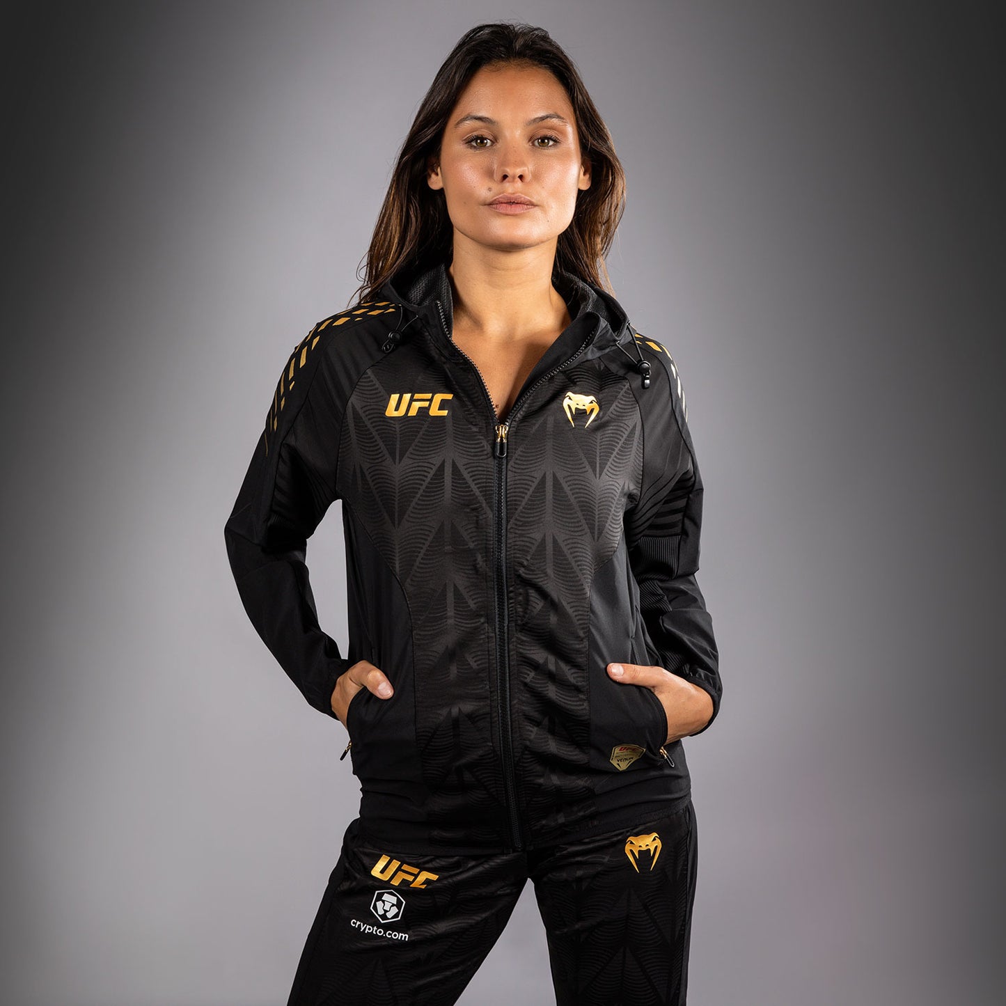 UFC Zenith by Venum Authentic Fight Night Walkout Hoodie Dames - Champion