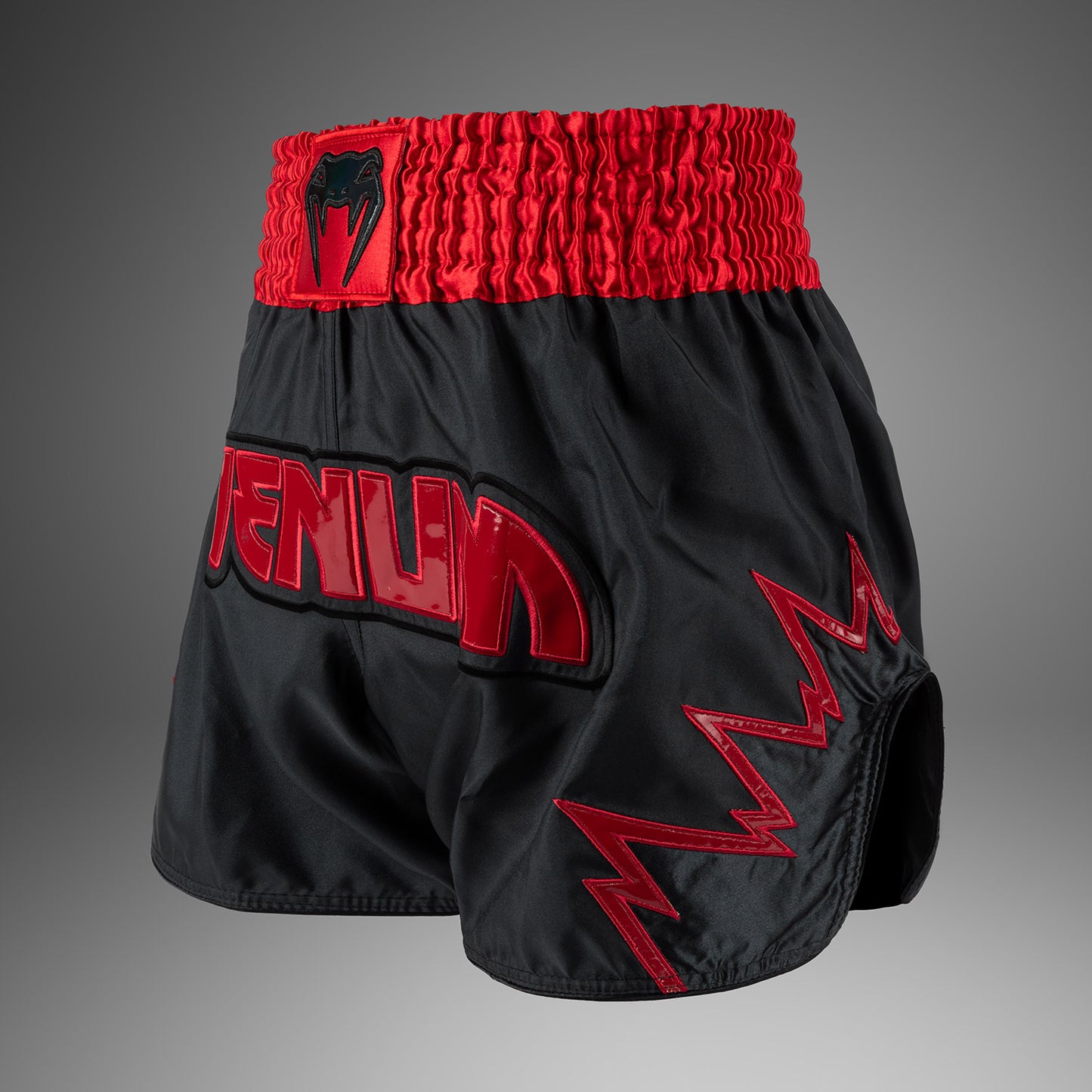 Venum Inferno Muay Thai Shorts - Charcoal Grey/Rood