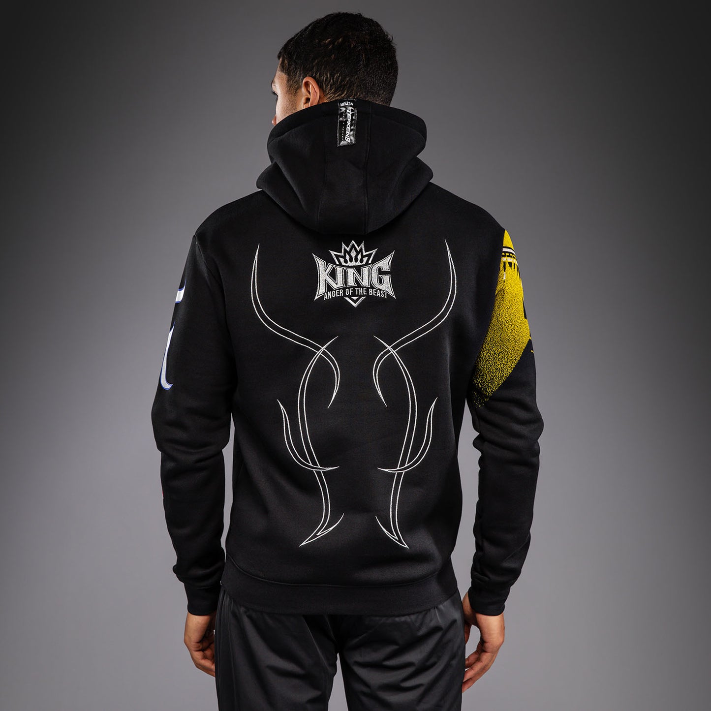 Venum x TEKKEN 8 Hoodie met Rits - King - Zwart/Geel