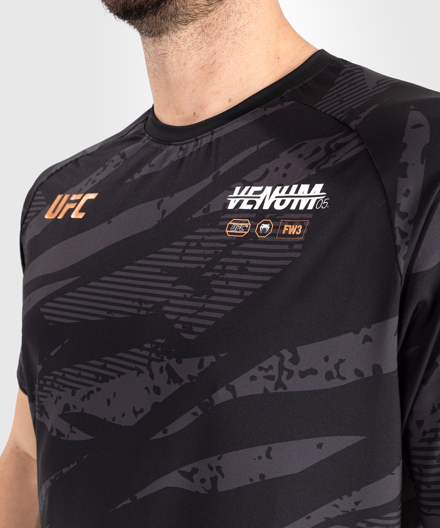 UFC Adrenaline By Venum Fight Week Dry-Tech T-Shirt Voor Mannen - Urban Camo