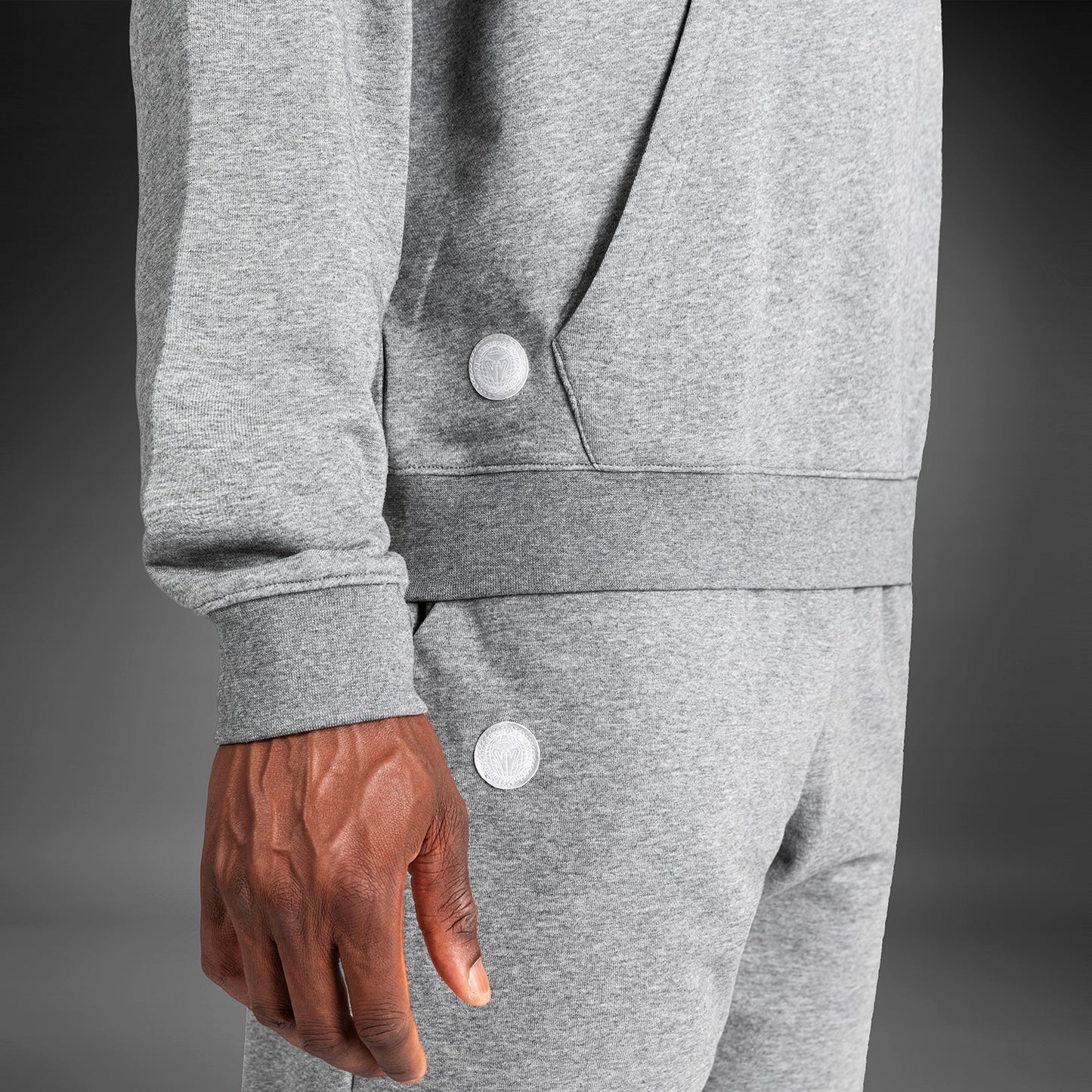 Venum Vortex XL Lite Heren Hoodie - Licht Heather Grijs