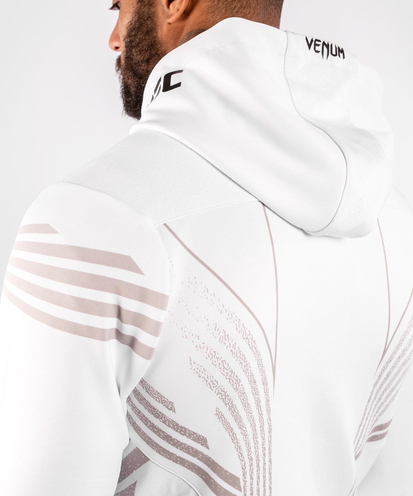 UFC Venum Fighters Authentic Fight Night Walkout Hoodie voor heren - Wit