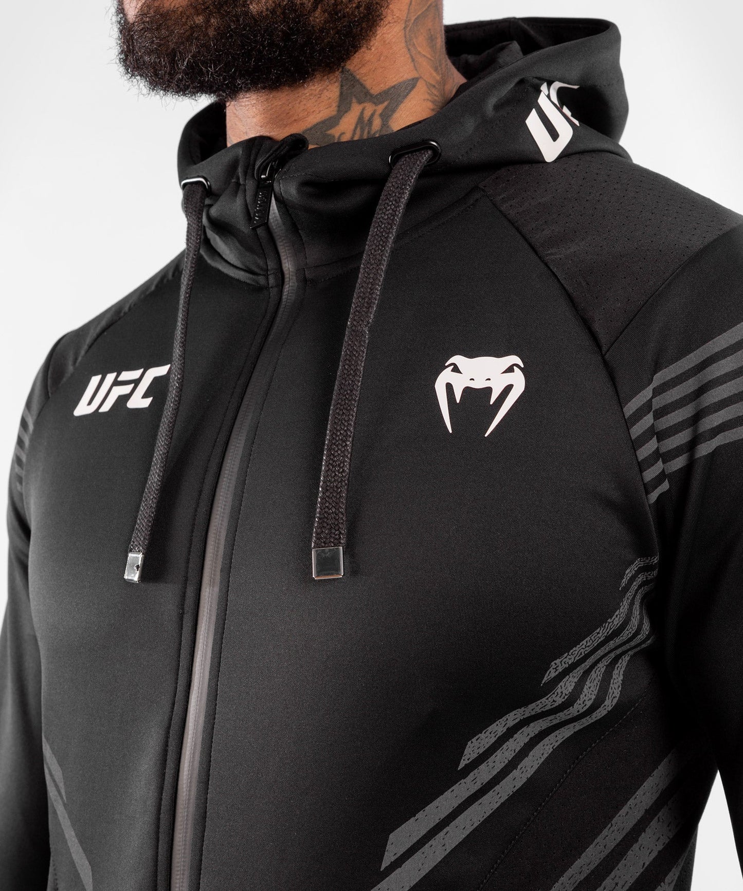 UFC Venum Fighters Authentic Fight Night Walkout Hoodie voor heren - Zwart