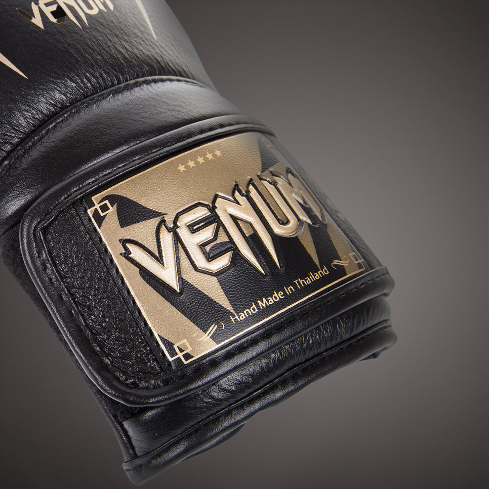 Venum Giant 3.0 Bokshandschoenen - nappaleer Zwart Goud