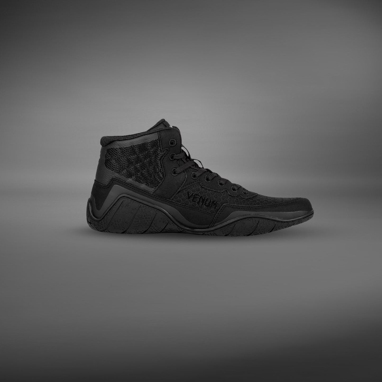Venum Elite Worstelschoenen - Zwart/Zwart