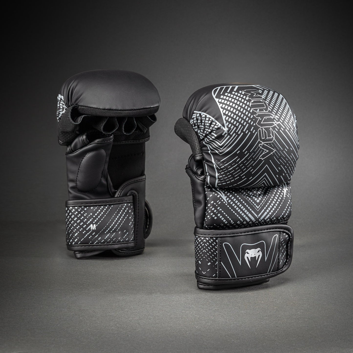 Venum Midnight Fury Sparring Handschoenen – Zwart/Grijs/Zilver