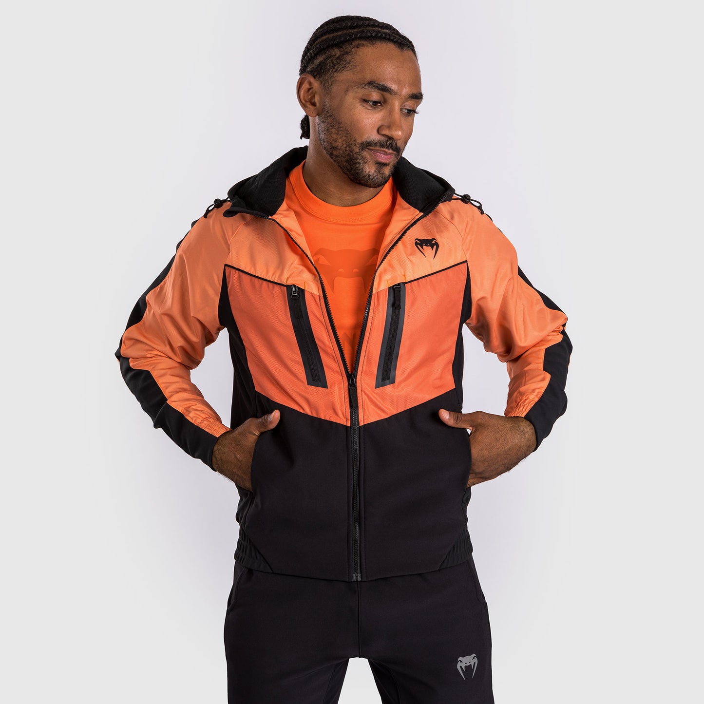 Venum Laser 3.0  Track Jacket - Zwart/Oranje