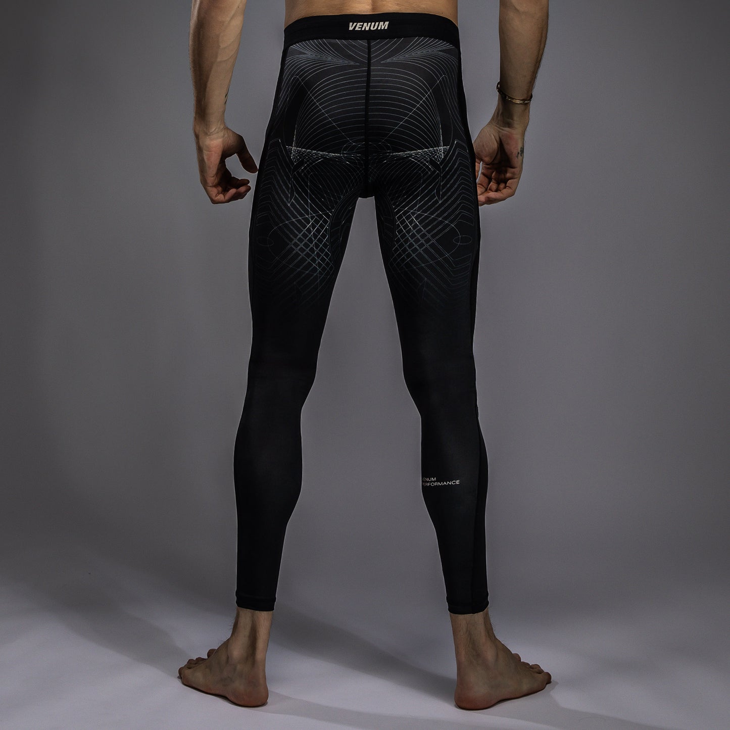 Venum G-Fit Air Compressie Leggings Heren - Diepzwart / Woestijnzand