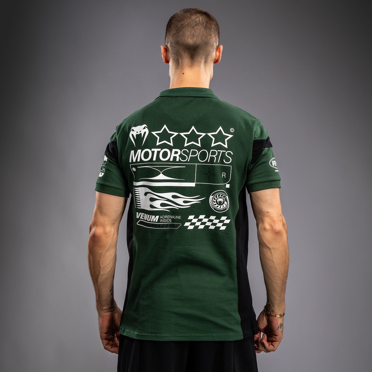 Venum Motorsport Katoenen Polo - Diep Bos