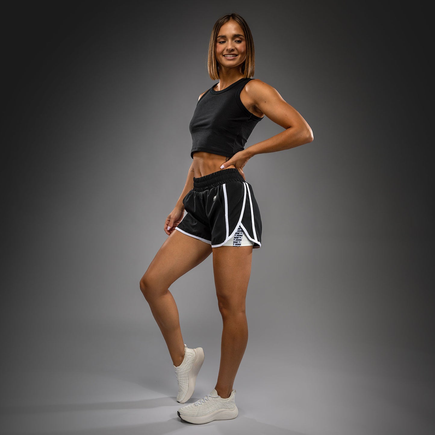 Venum Twilight Dames Trainingsshorts - Zwart/Wit