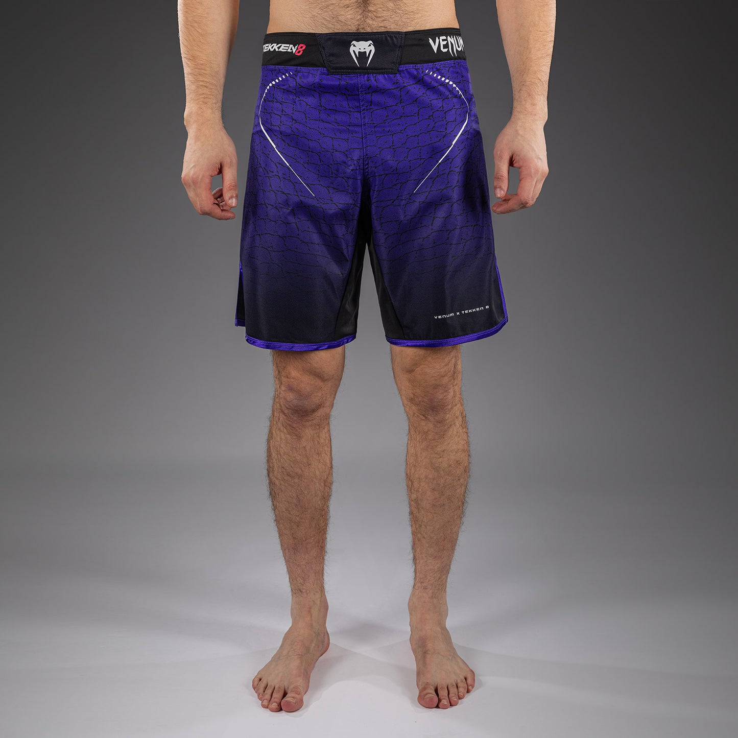 Venum x TEKKEN 8 Fightshorts - Kazuya - Zwart/Paars