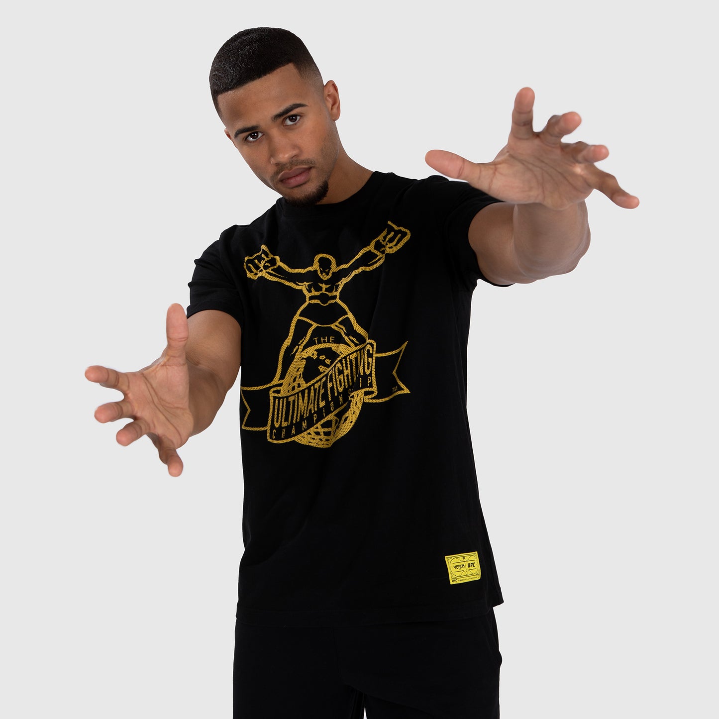 UFC by Venum Ulti-Man T-shirt - Zwart/Geel