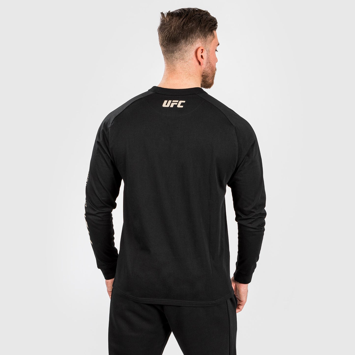 UFC Adrenaline by Venum Fight Week Heren-T-shirt met lange mouwen - Zwart