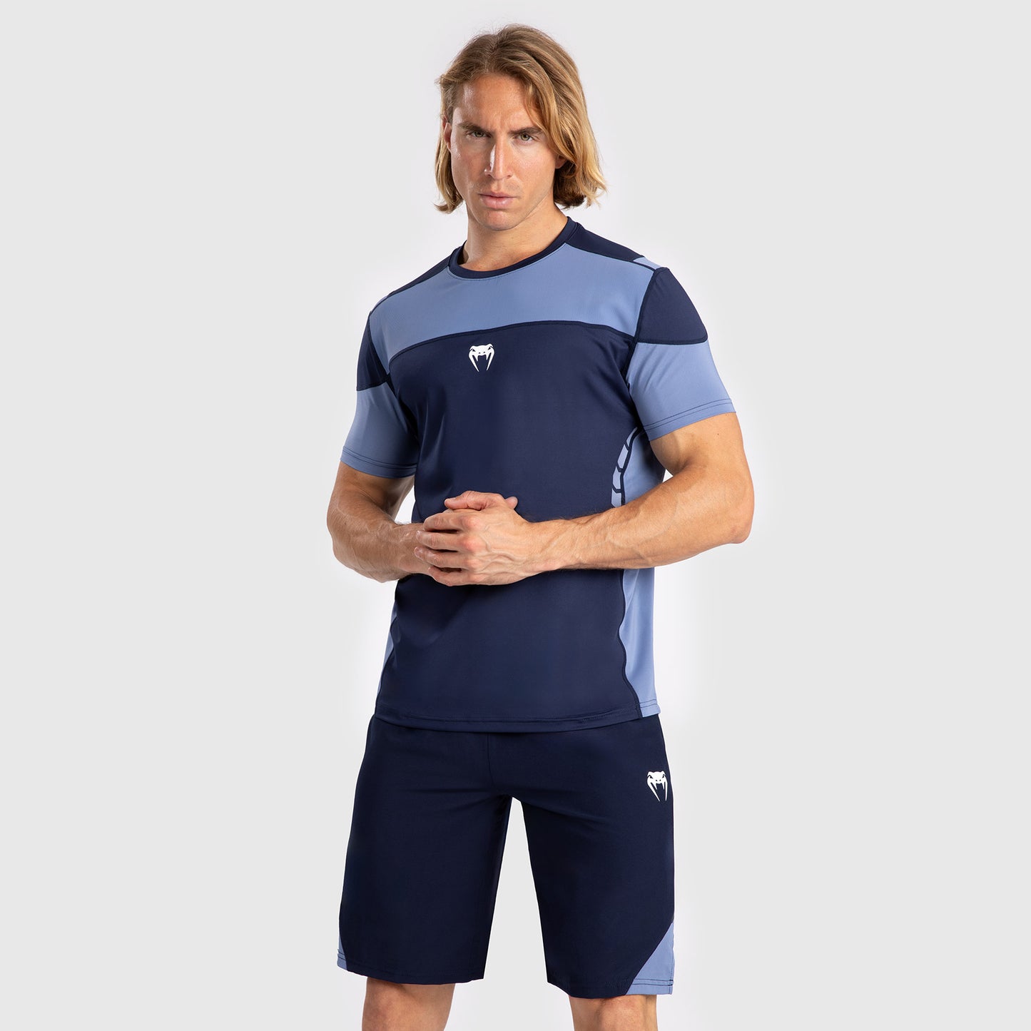 Venum Tempest Heren Dry-Tech T-Shirt - Marineblauw/Blauw