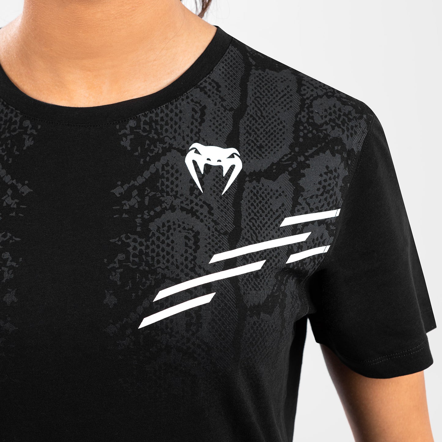 UFC Adrenaline by Venum Replica Dames-T-shirt met korte mouwen - Zwart