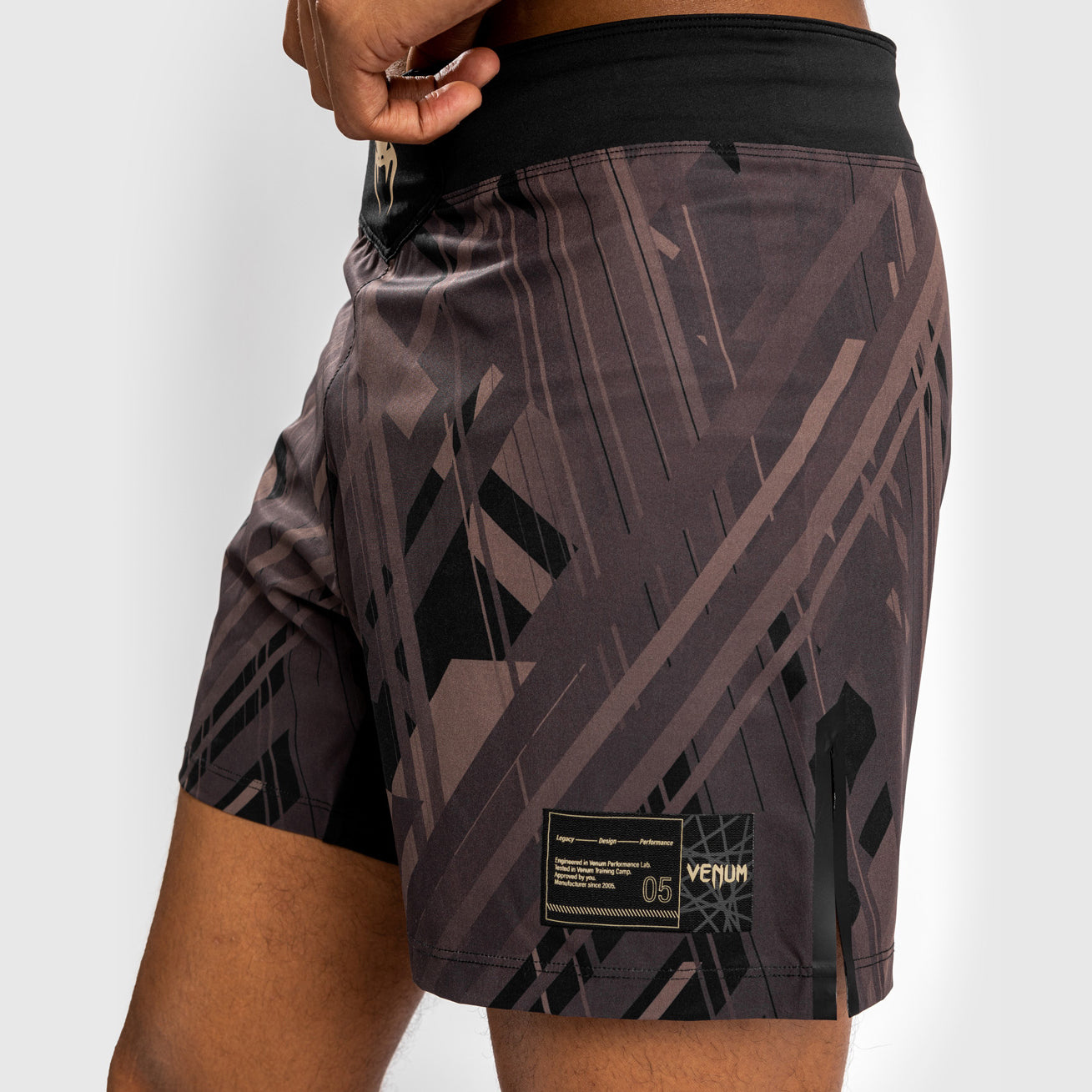 Venum Tecmo 2.0 Fightshort - Zwart/Bruin