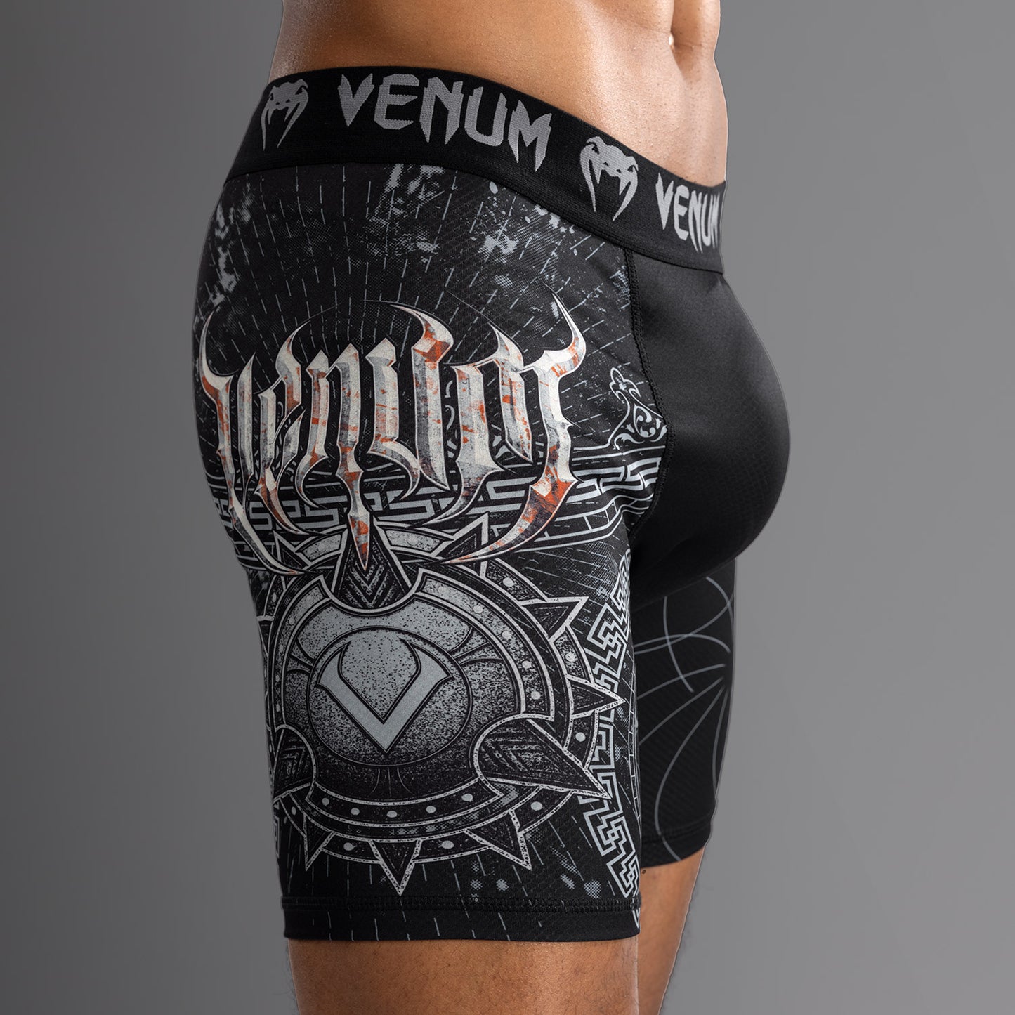 Venum Gladiator 5.0 Mannen Vale Tudo Shorts - Zwart/Zilver