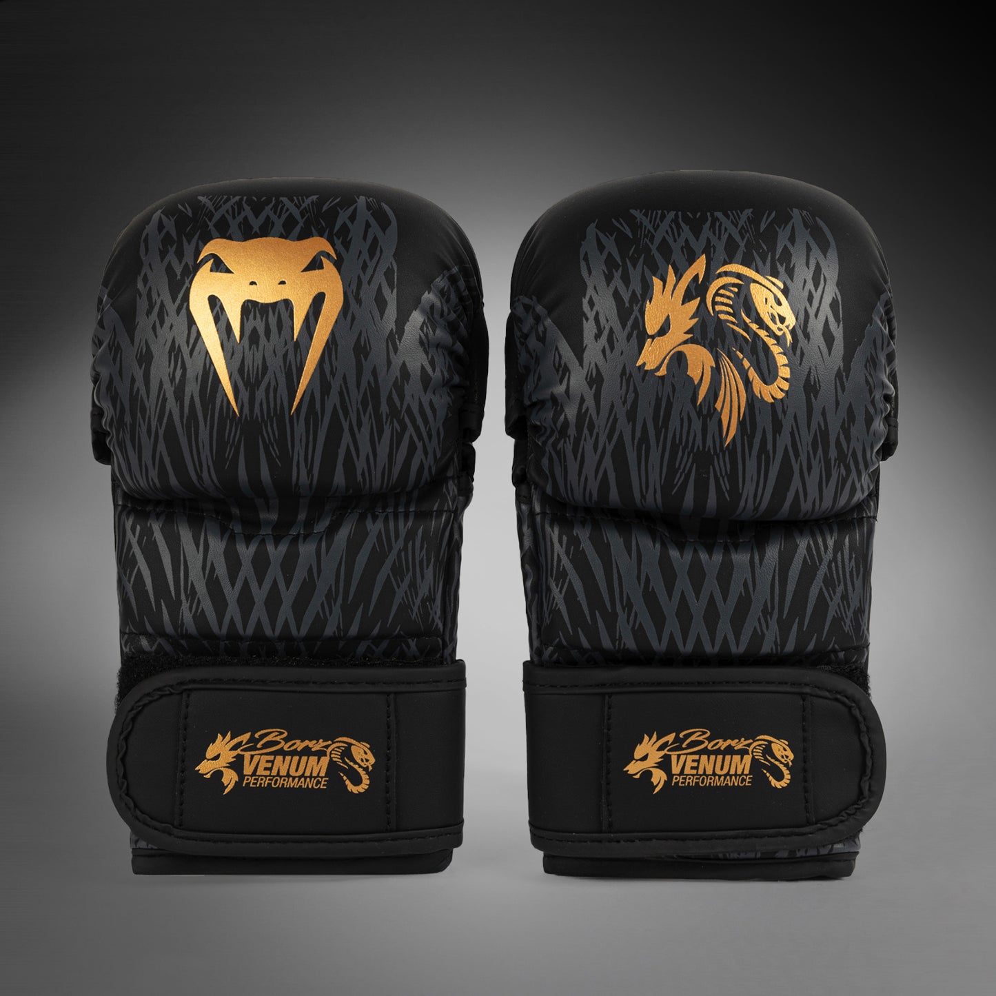 Venum x Chimaev Sparring Handschoenen - Zwart/Goud
