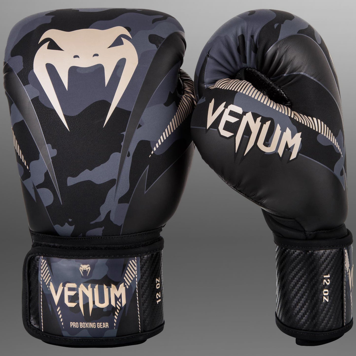 Venum Impact Bokshandschoenen - Donkercamouflage/Zandkleurig