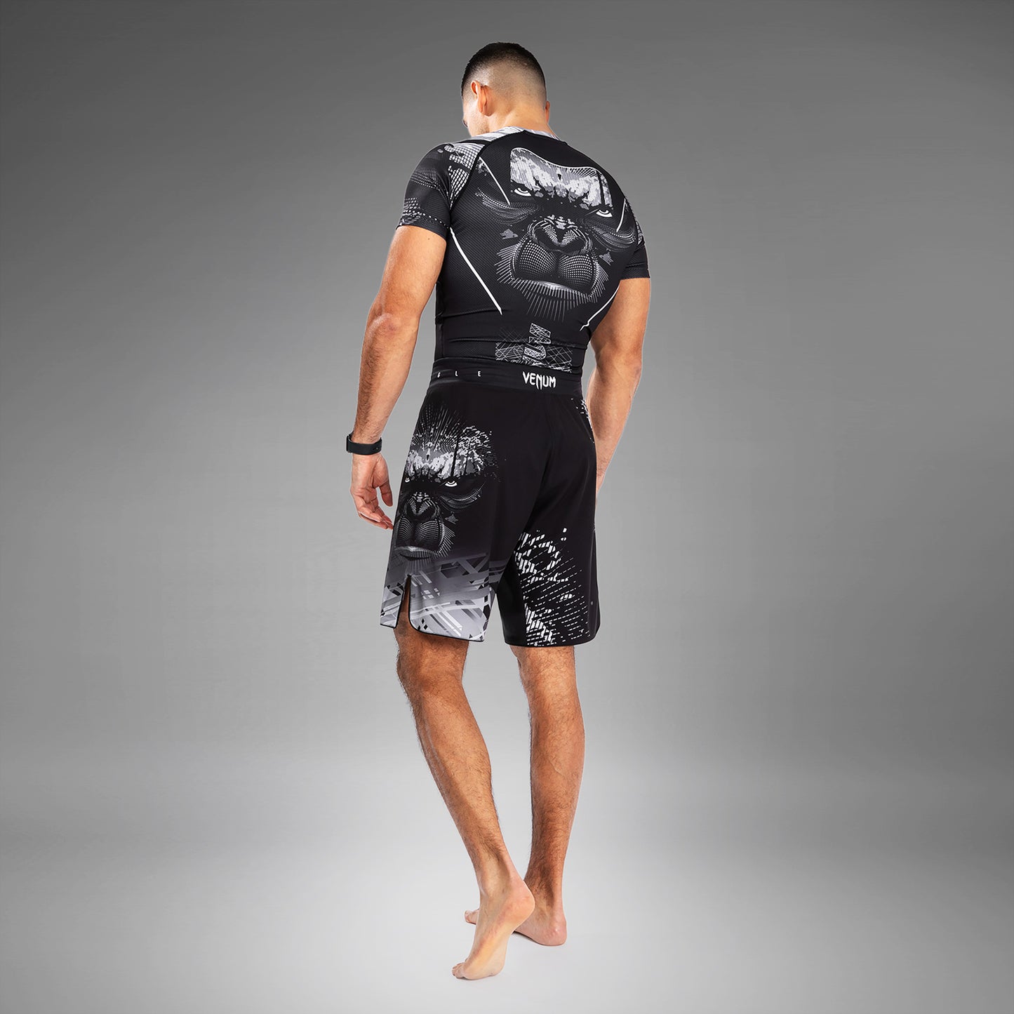 Venum Gorilla Jungle Fightshort - Zwart/Wit
