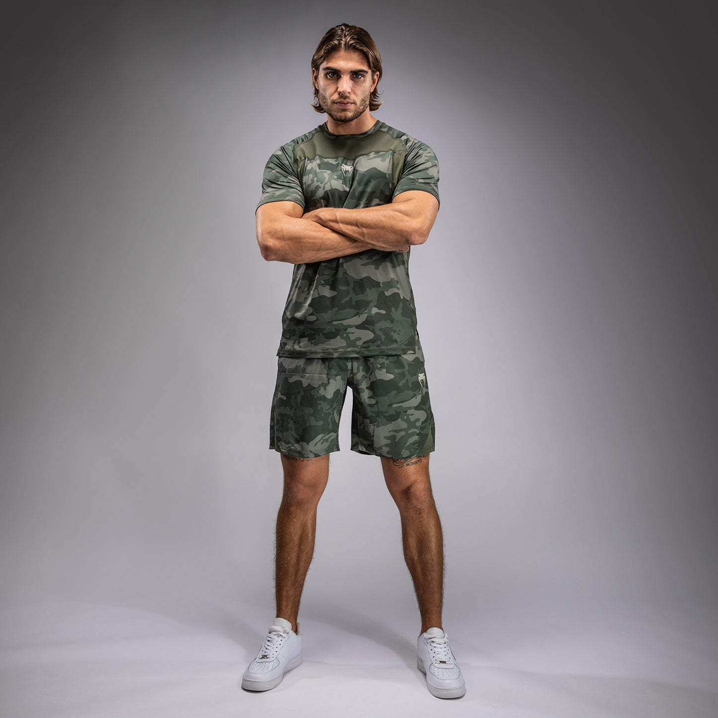 Venum G-Fit Air T-Shirt Heren Dry-Tech - Legergroen