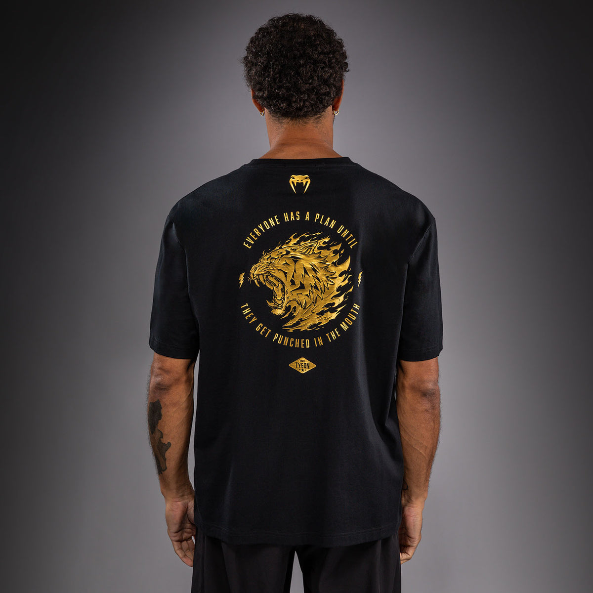 Venum x Mike Tyson Tiger T-shirt - Zwart/Goud