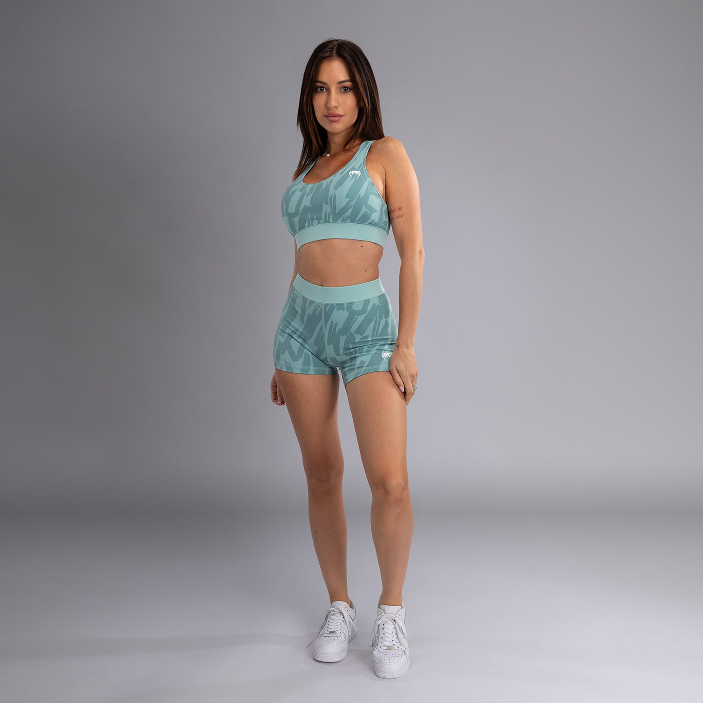 Venum Graffiti Compressieshorts voor Vrouwen - Aqua